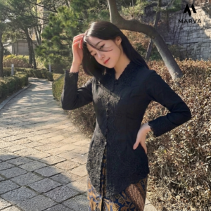 kebaya kartini bordir modern elegan bikin tampil lebih anggun